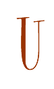 la lettre U